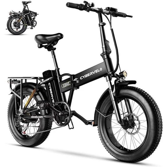 1000W Folding Electric Bike with Removable Battery