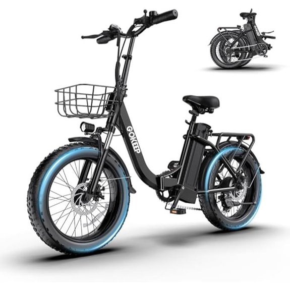 1300W Folding Electric Bike with 75 Miles Range