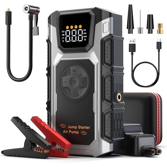 Jump Starter with Air Compressor 5500A Power Pack