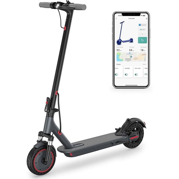 VOLPAM Electric Scooter with Powerful Motor and Solid Tires