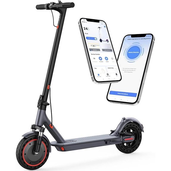 VOLPAM Electric Scooter with Powerful Motor and Solid Tires