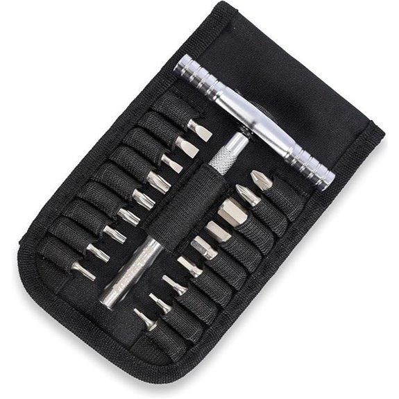 Prestacycle T-Ratchet Pro Kit with Steel Bits