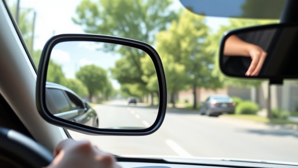 prepare adjust mirrors secure
