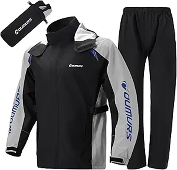 Motorcycle Rain Suit Waterproof Gear for Men & Women