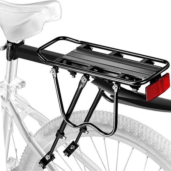 YONTUO Rear Bike Cargo Rack with Reflective