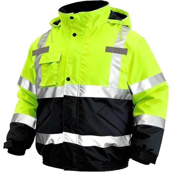 High Visibility Waterproof Safety Jacket for Men