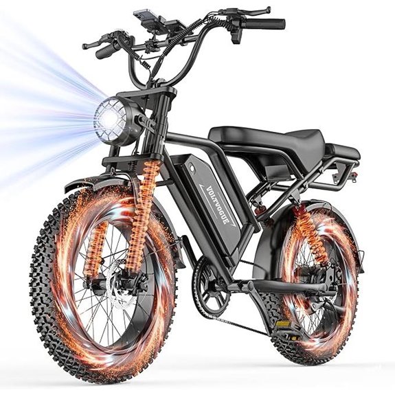 Electric Full Suspension Ebike with Removable Battery