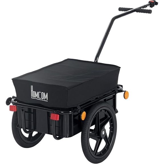 removable box bicycle trailer