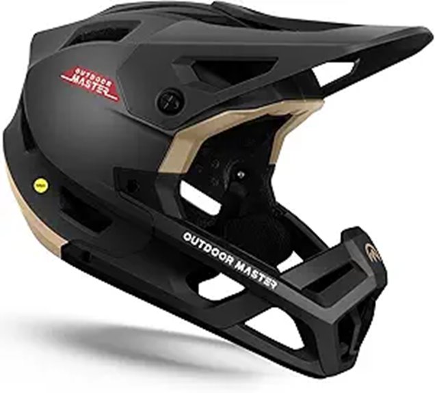 OutdoorMaster MIPS Mountain Bike Helmet with Removable Chin