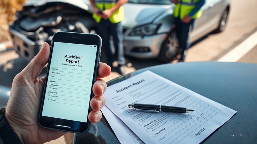 report accident promptly and accurately