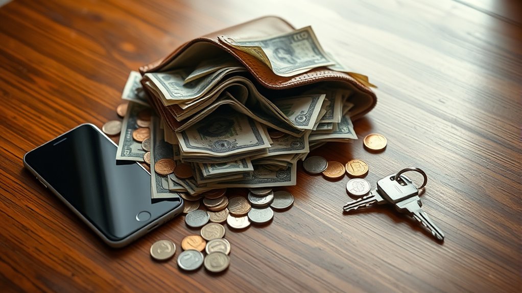 risks of carrying cash