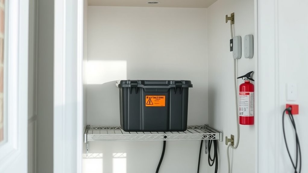 safe battery storage practices
