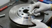 safe brake rotor cleaning
