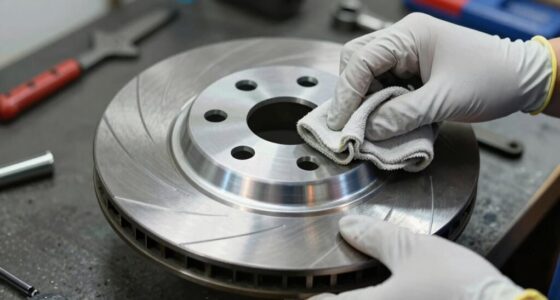 safe brake rotor cleaning
