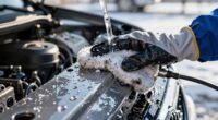 salt residue winter cleanup