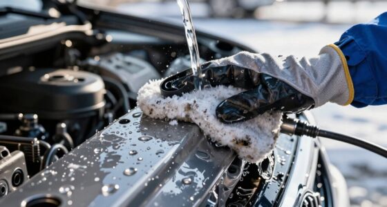 salt residue winter cleanup