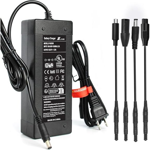 UL 36V-42V 2A Electric Scooter Charger