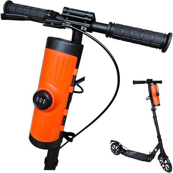 Anti-Theft Scooter Lock Box with Combo and Mount