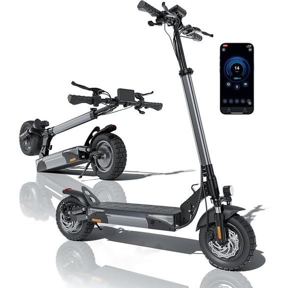 Electric Scooter with Motor Speed Range & App