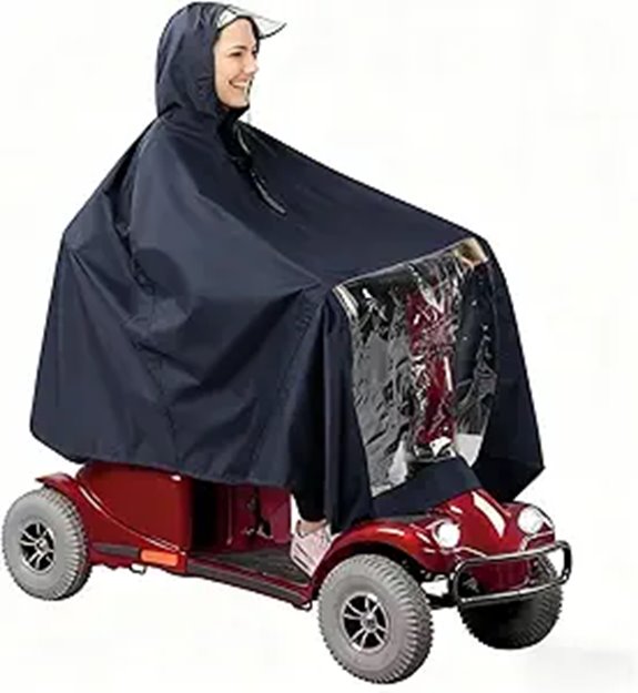 Mobility Scooter Rain Cover for Outdoor Protection