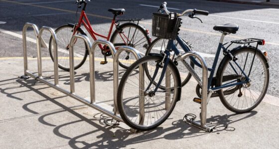 secure bike rack properly