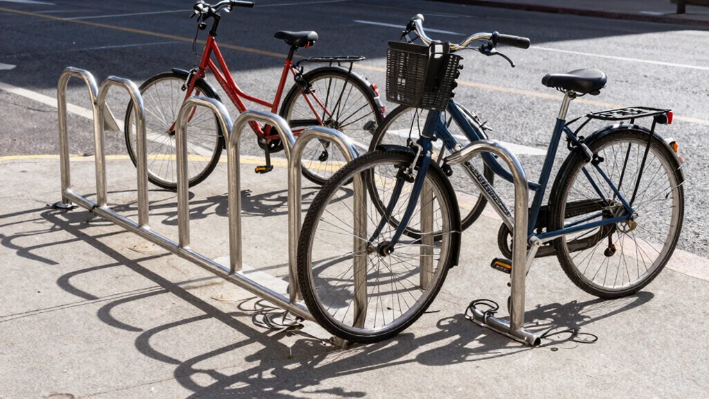 secure bike rack properly