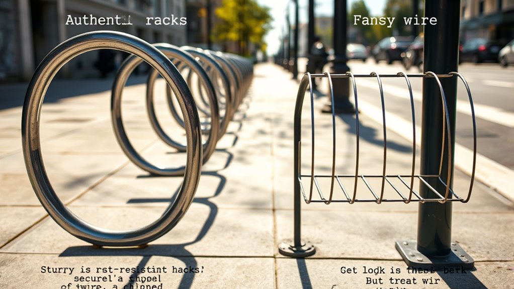 secure durable bike rack features