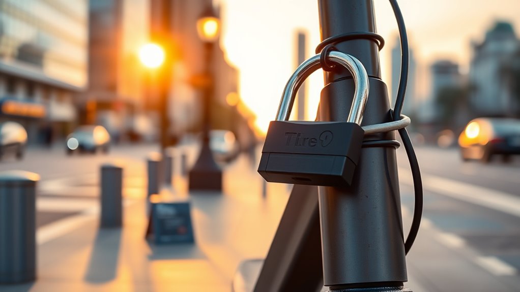 secure vigilant scooter parking