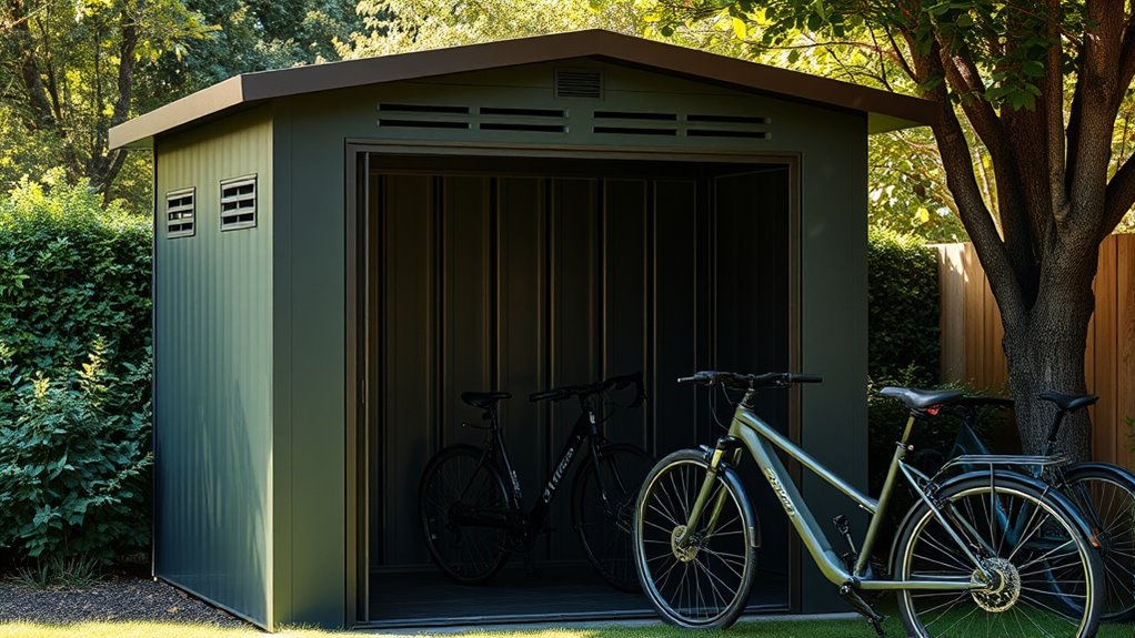 secure weatherproof spacious storage