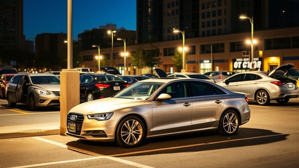 secure well lit monitored parking