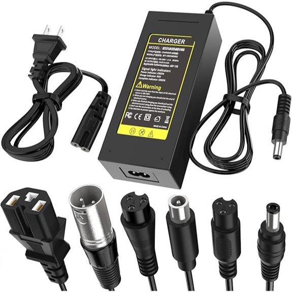 54.6V 2A 7-in-1 Lithium Battery Charger