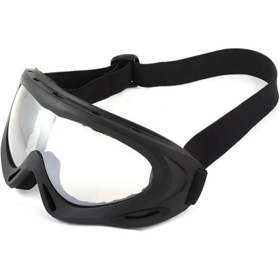 Ski Cycle Racing Goggles with Anti-Fog Clear Lens