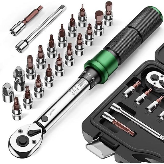 Mini 1/4 Drive Torque Wrench Set for Bikes
