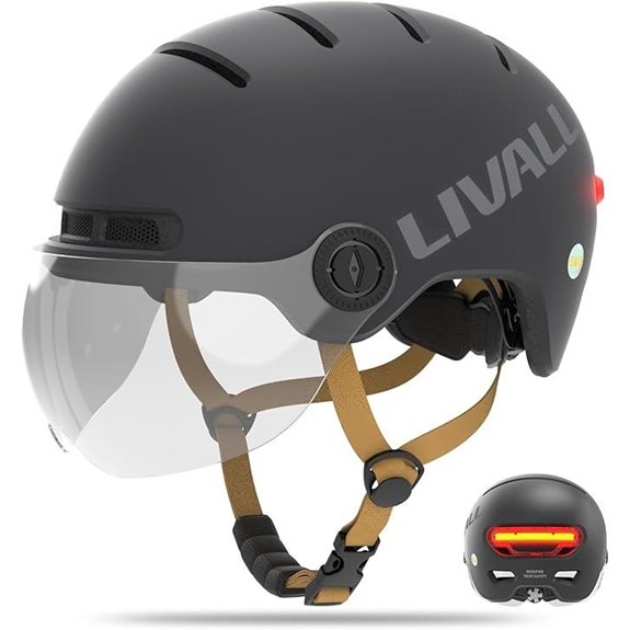 smart bike helmet with leds