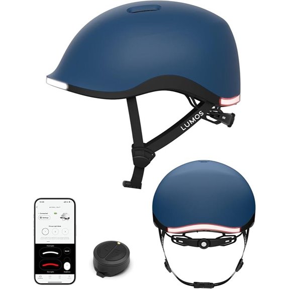 smart bike helmet with lights