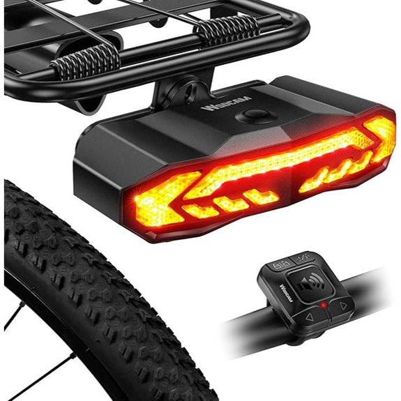 WSDCAM Smart Bike Tail Light with Turn Signals