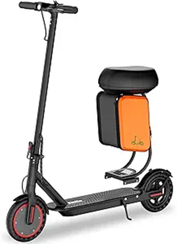 Electric Adult Scooter with App Control and Dual Brakes