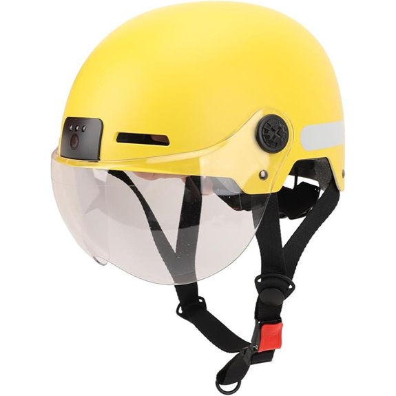 Smart Bike Helmet with 1080P Camera and Lights