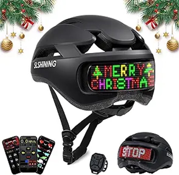 Smart LED Bicycle Helmet with Turn Signals