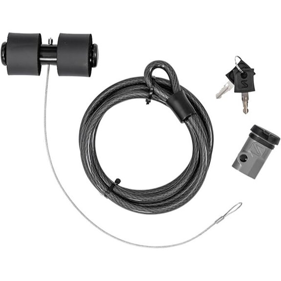 SARIS Bike Rack Accessory Trunk Rack Lock 8 Feet Stainless Steel Cable