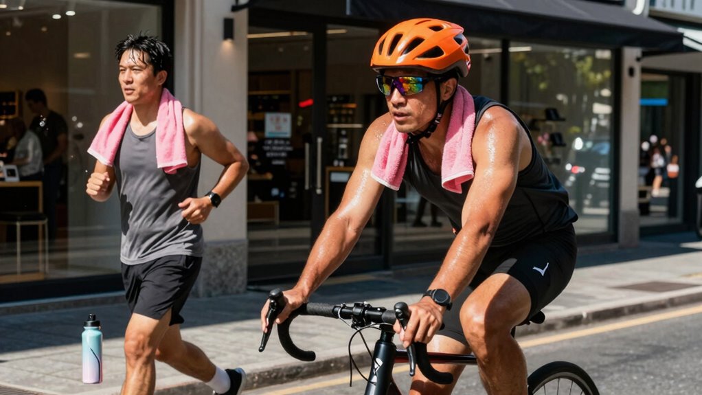 stay hydrated during hot commutes