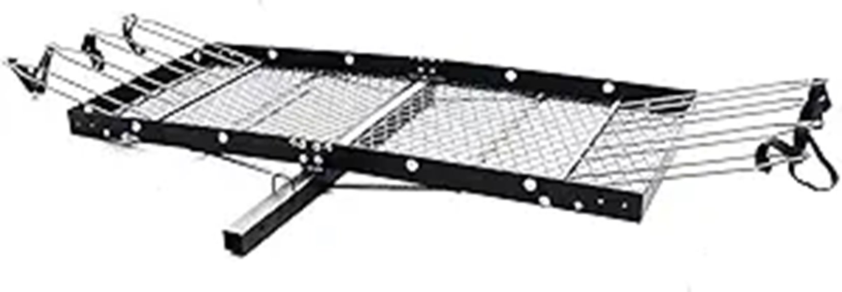Tow Tuff 62-Inch Steel Cargo Carrier & Bike Rack