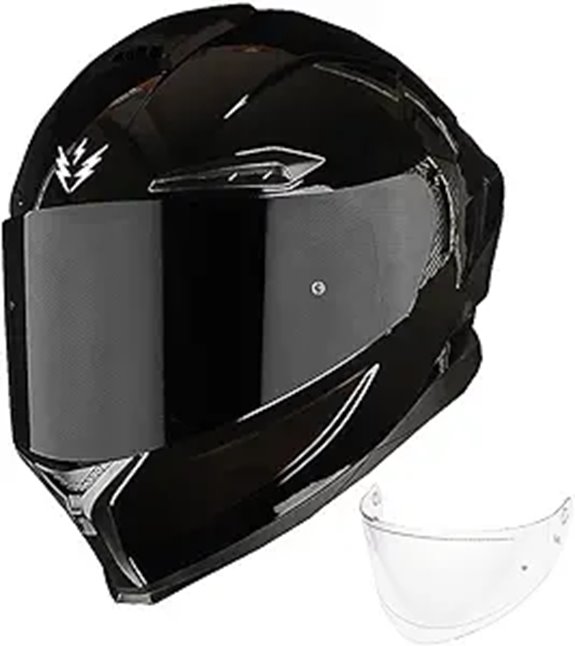 1Storm Full Face Motorcycle Helmet with Extra Shield
