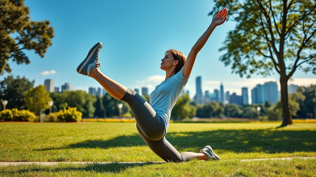 stretch adjust move relax