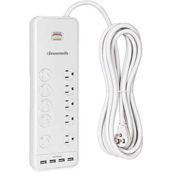 DEWENWILS Surge Protector Power Strip with USB