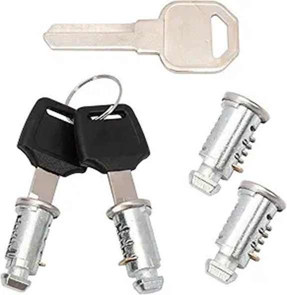 4 Pack Thule Lock Cores Replacement for Bike Racks