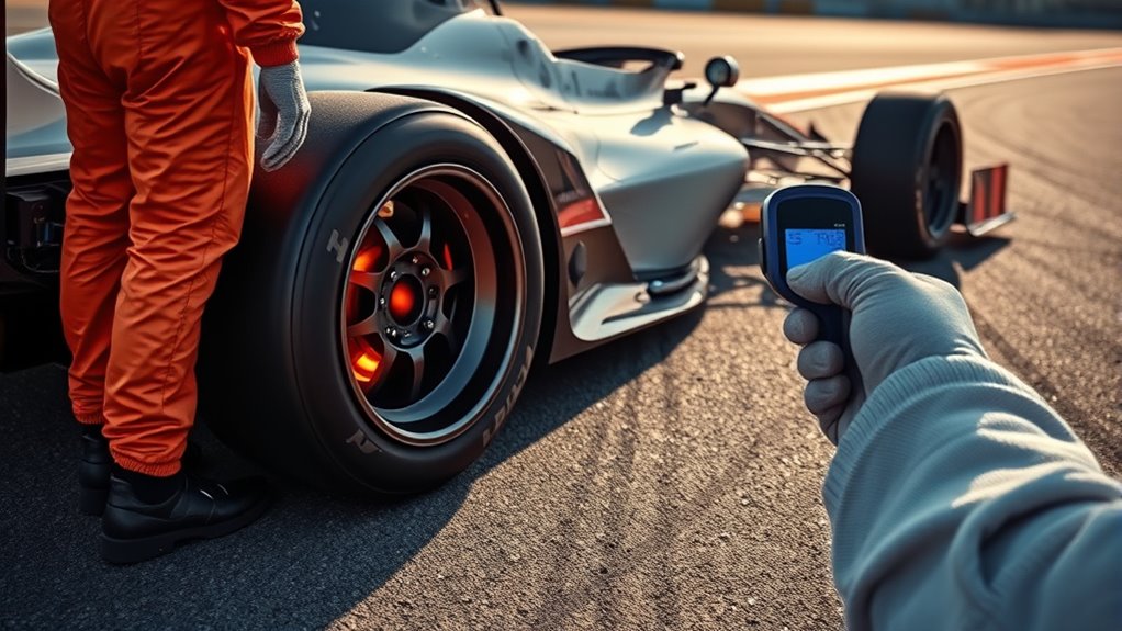 tire temperature and grip