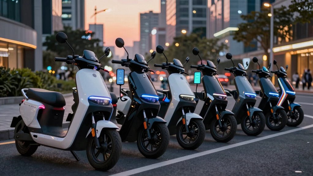 top app locked electric scooters