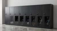 top bike room locking cabinets