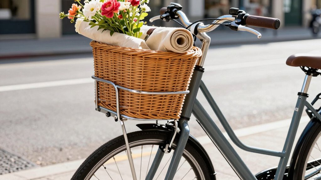 top e bike front basket options